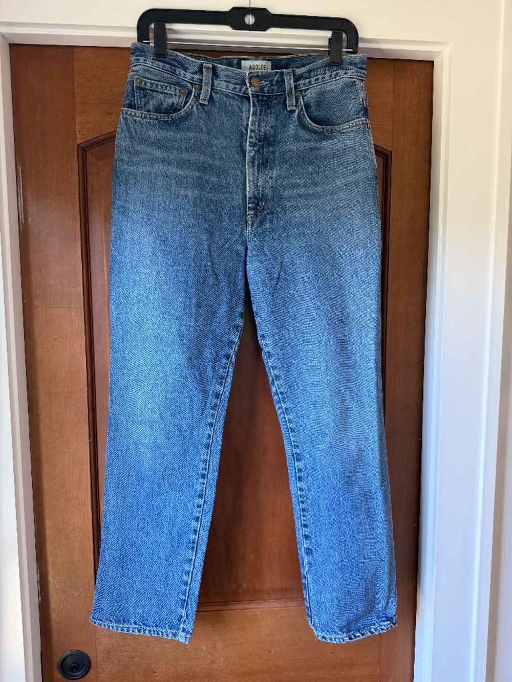 Agolde Pinch Waist High Rise Straight Jeans